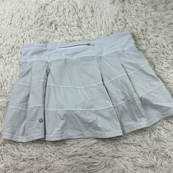 Lululemon Pace Rival Skirt (Tall) *4-way Stretch 15" White - Picture 5 of 6
